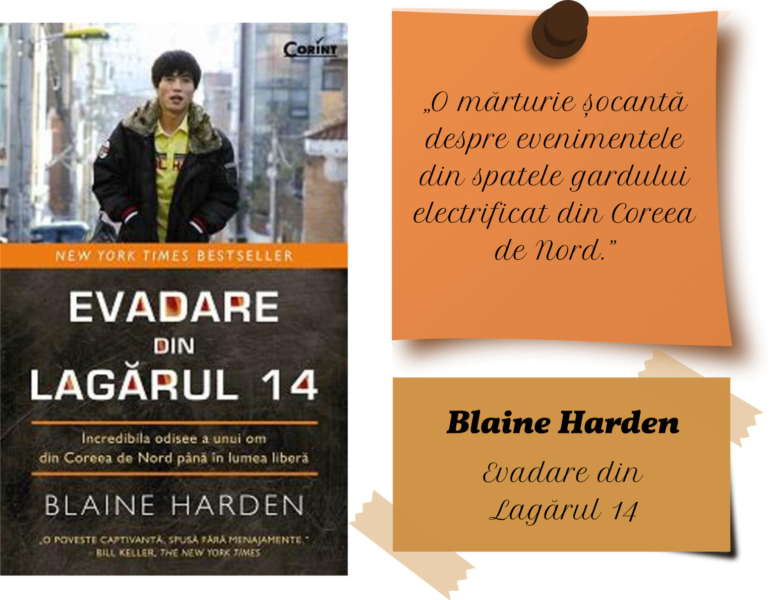 Evadare din lagărul 14, Blaine Harden